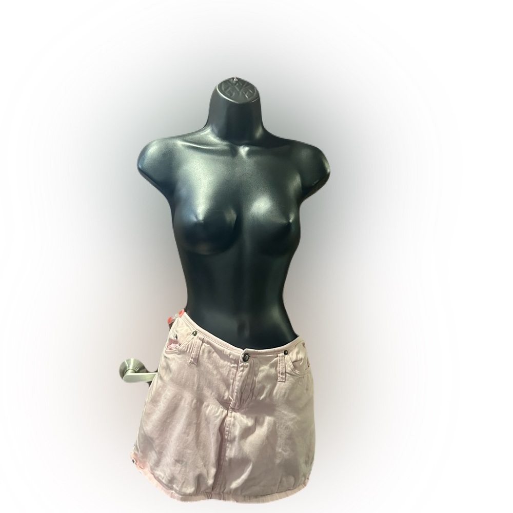 Y2K 2000s Casual Women's Light Pink Skort